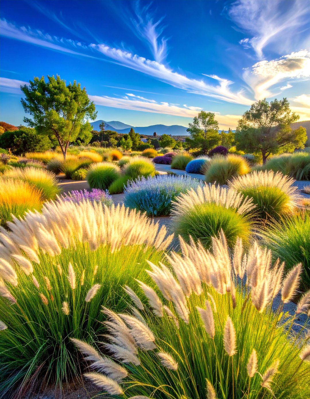 Ornamental Grass Meadows - 30 Drought Tolerant Landscaping Ideas for Your Yard