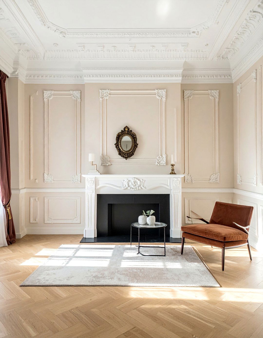 Ornate Crown Molding and Wainscoting - 30 Traditional Interior Design Ideas for Timeless Homes