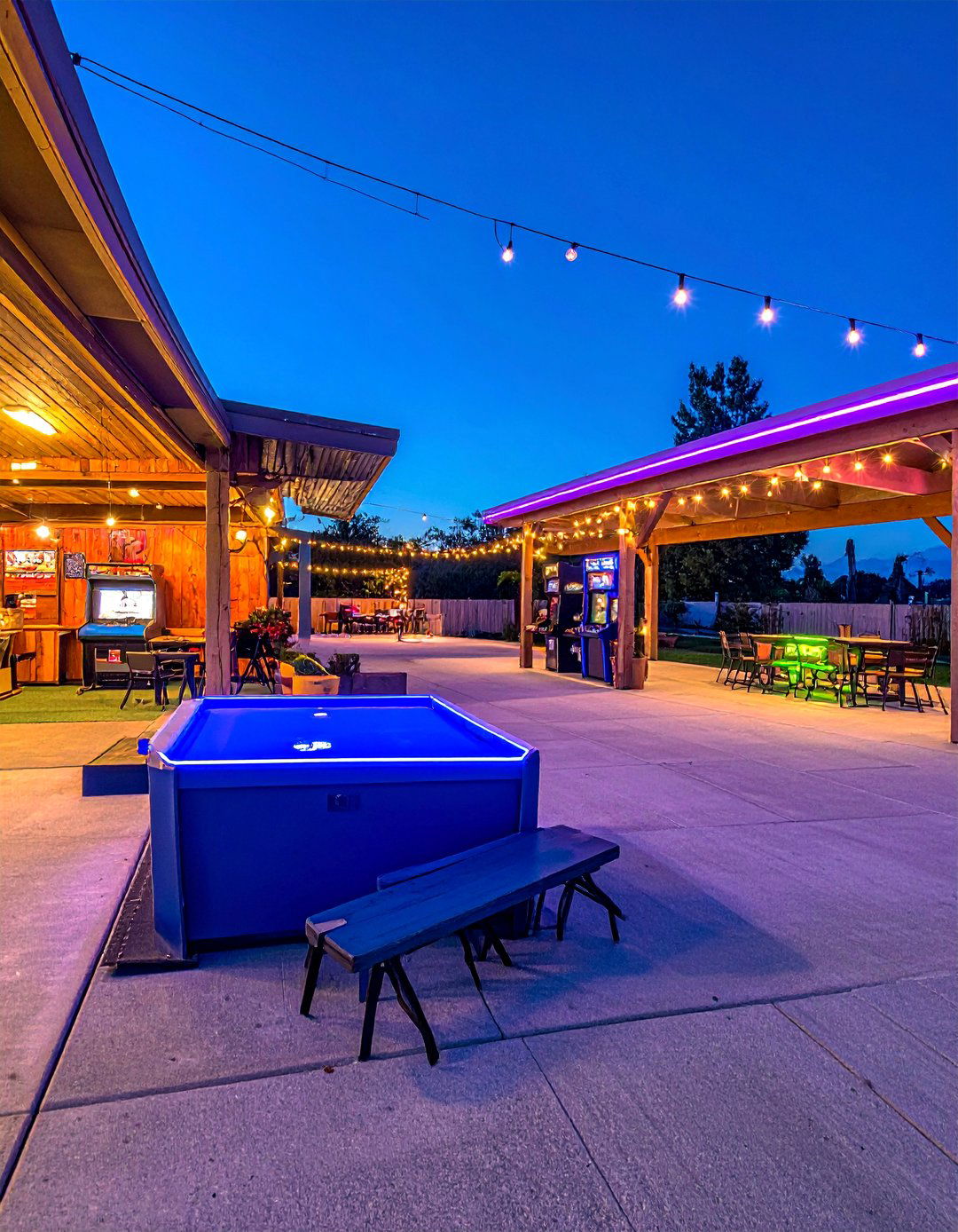 Outdoor Gaming Pavilion - 30 Retro Game Room Ideas for a Fun and Nostalgic Space