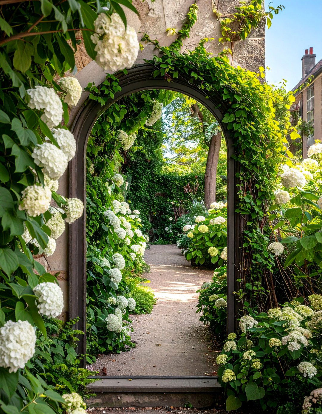 Outdoor Mirrors to Enlarge a Narrow Garden - 20 Narrow Garden Ideas to Maximize Small Spaces