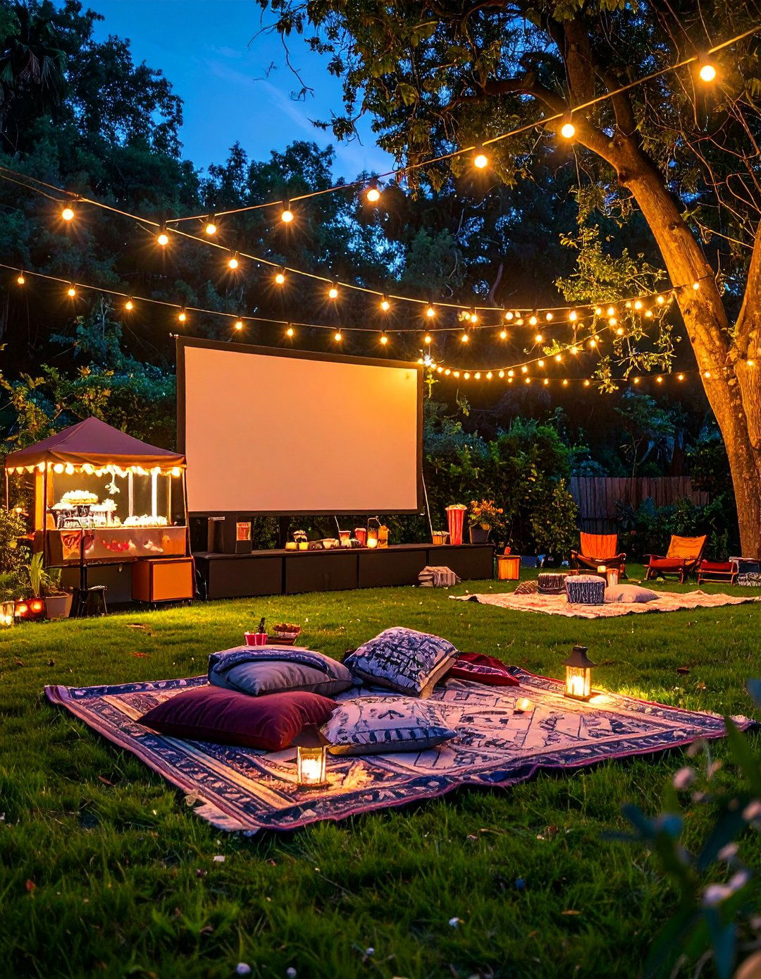 Outdoor Movie Night Garden Party - 30 Garden Party Ideas for a Memorable Outdoor Event