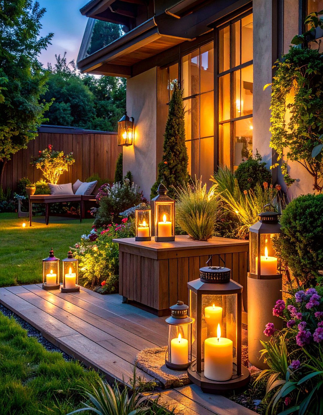 Outdoor Patio Candle Lighting - 15 Decorating With Candles Ideas for a Warm and Inviting Home