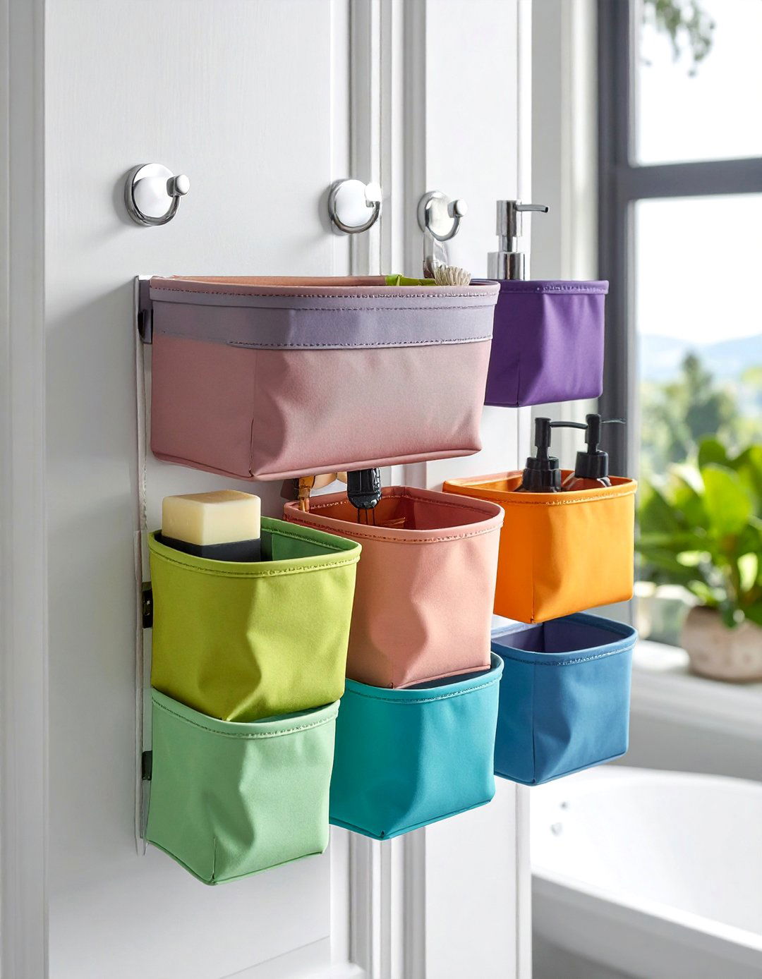 Over the Door Bathroom Organizers - 15 Bathroom Wall Storage Ideas for Organized Spaces