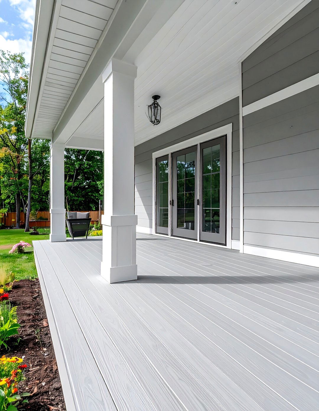PVC Solid Porch Planks - 15 Porch Flooring Options for a Stylish Outdoor Space