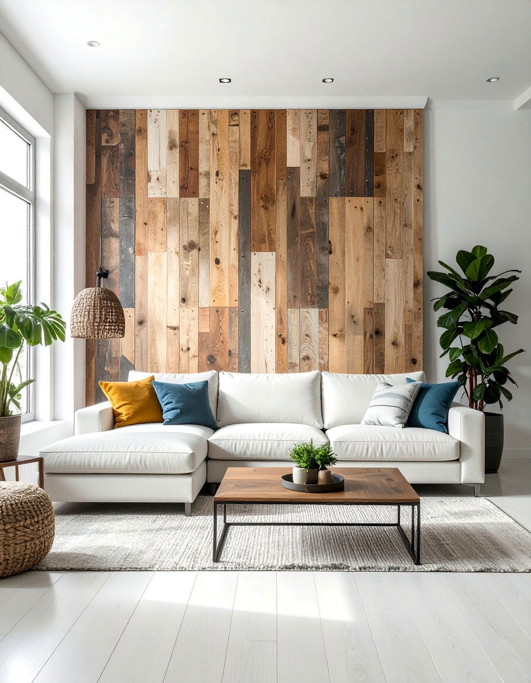 Pallet Accent Wall - 40 Creative Pallet Furniture Ideas for Your Home