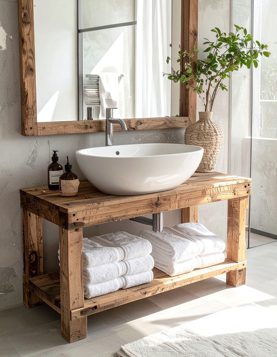 Pallet Bathroom Vanity - 40 Creative Pallet Furniture Ideas for Your Home
