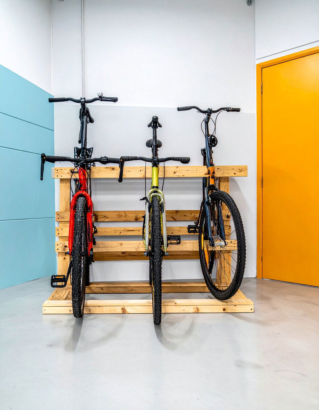 Pallet Bike Rack - 40 Creative Pallet Furniture Ideas for Your Home