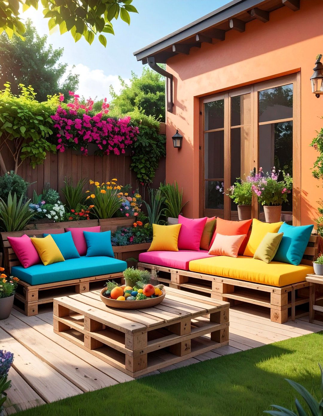 Pallet Furniture Creativity - 40 Cozy Outdoor Seating Ideas for Your Backyard