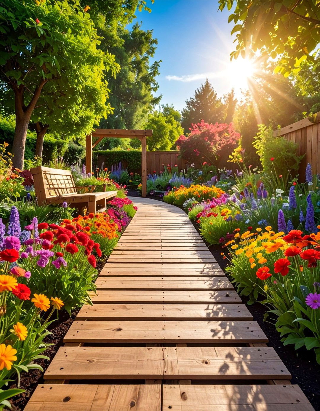 Pallet Garden Walkway - 40 Creative Pallet Furniture Ideas for Your Home