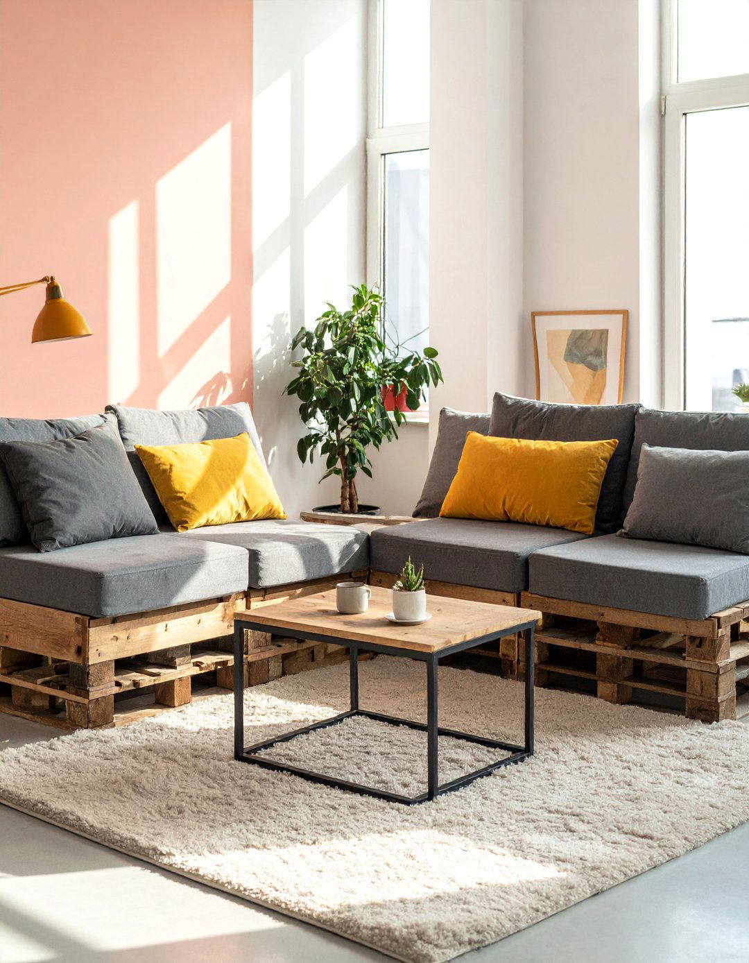 Pallet Modular Seating Cubes - 40 Creative Pallet Furniture Ideas for Your Home
