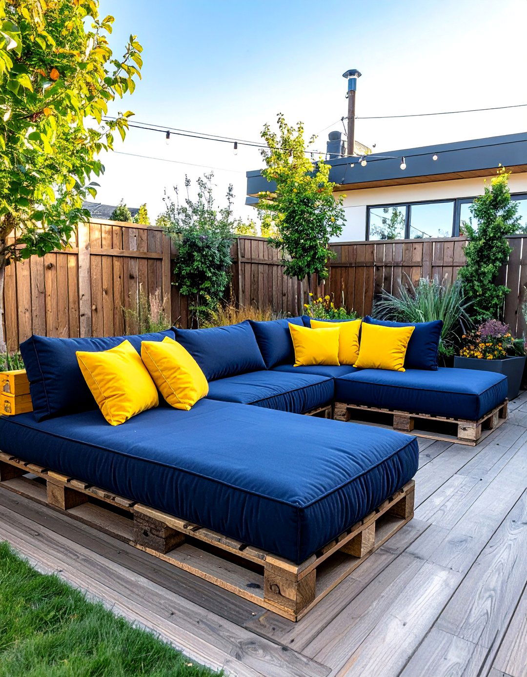 Pallet Outdoor Sectional Sofa - 40 Creative Pallet Furniture Ideas for Your Home