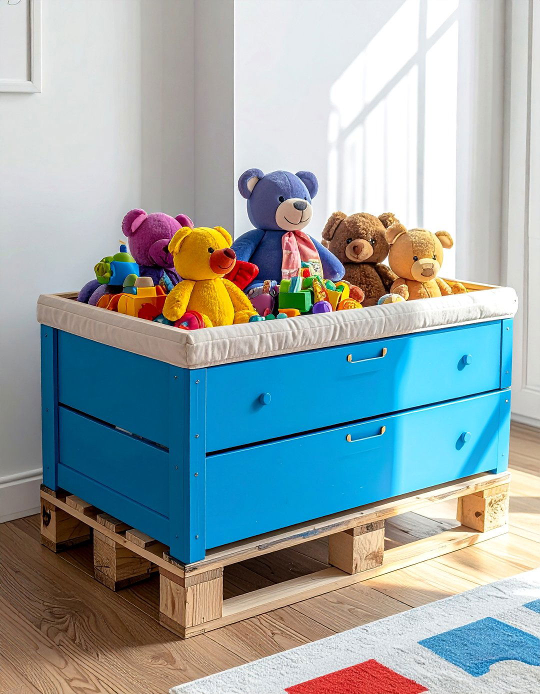 Pallet Toy Storage Box - 40 Creative Pallet Furniture Ideas for Your Home