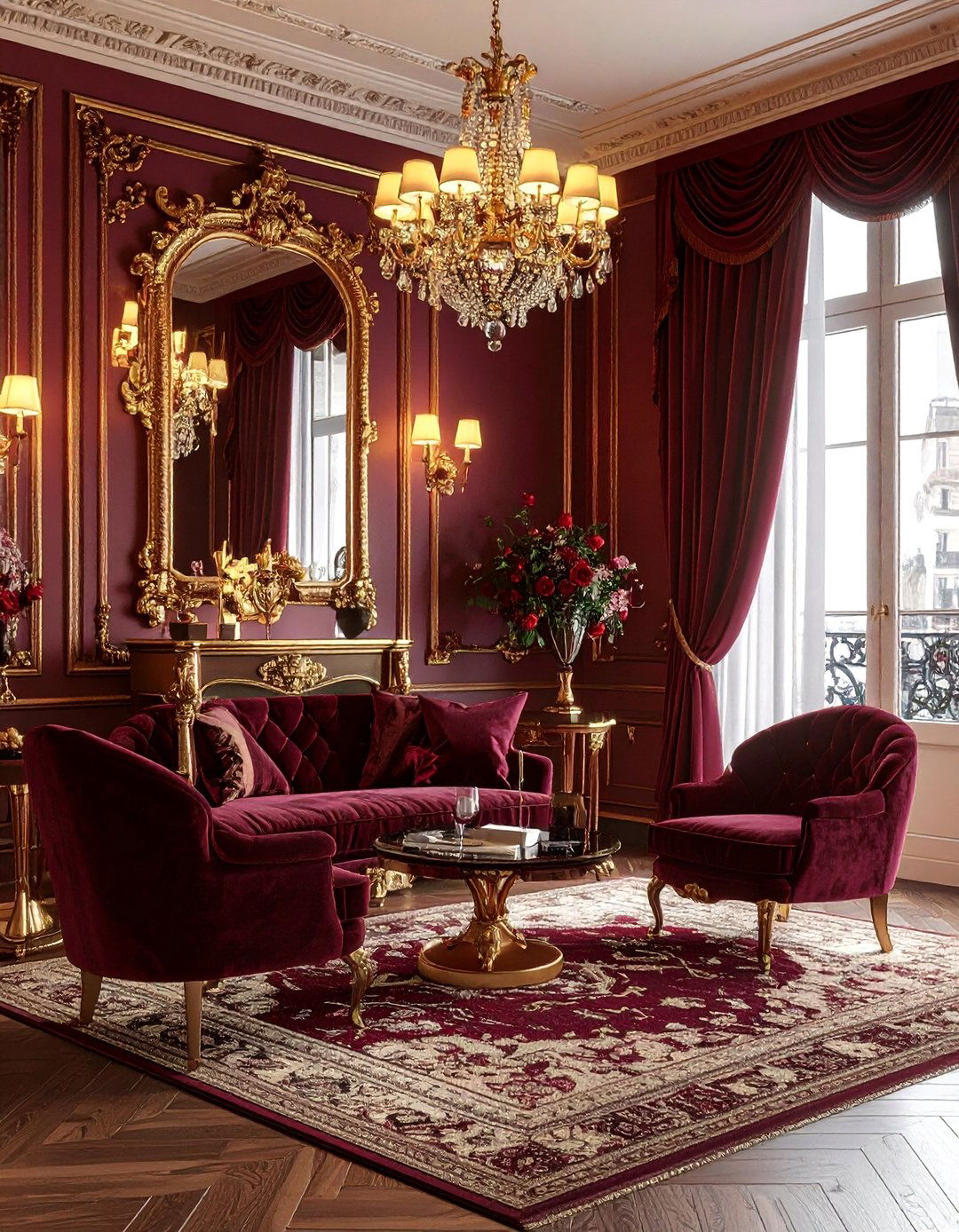 Parisian Apartment Charm - 30 Romantic Hotel Room Ideas for a Dreamy Getaway