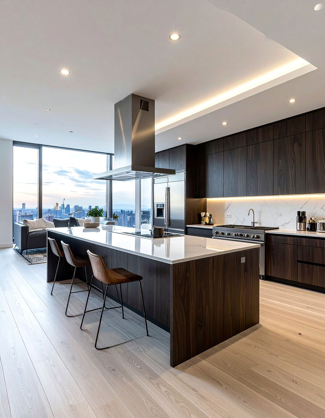 Penthouse Design with a Gourmet Chefs Kitchen - 25 Penthouse Design Ideas for Luxurious Urban Living
