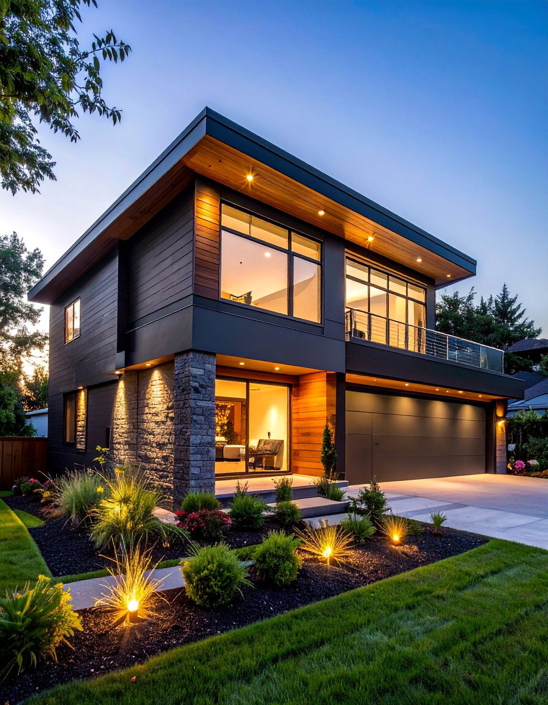 Peppercorn Gray for a Soft Black Look - 40 Gray Exterior House Paint Ideas for Modern Homes