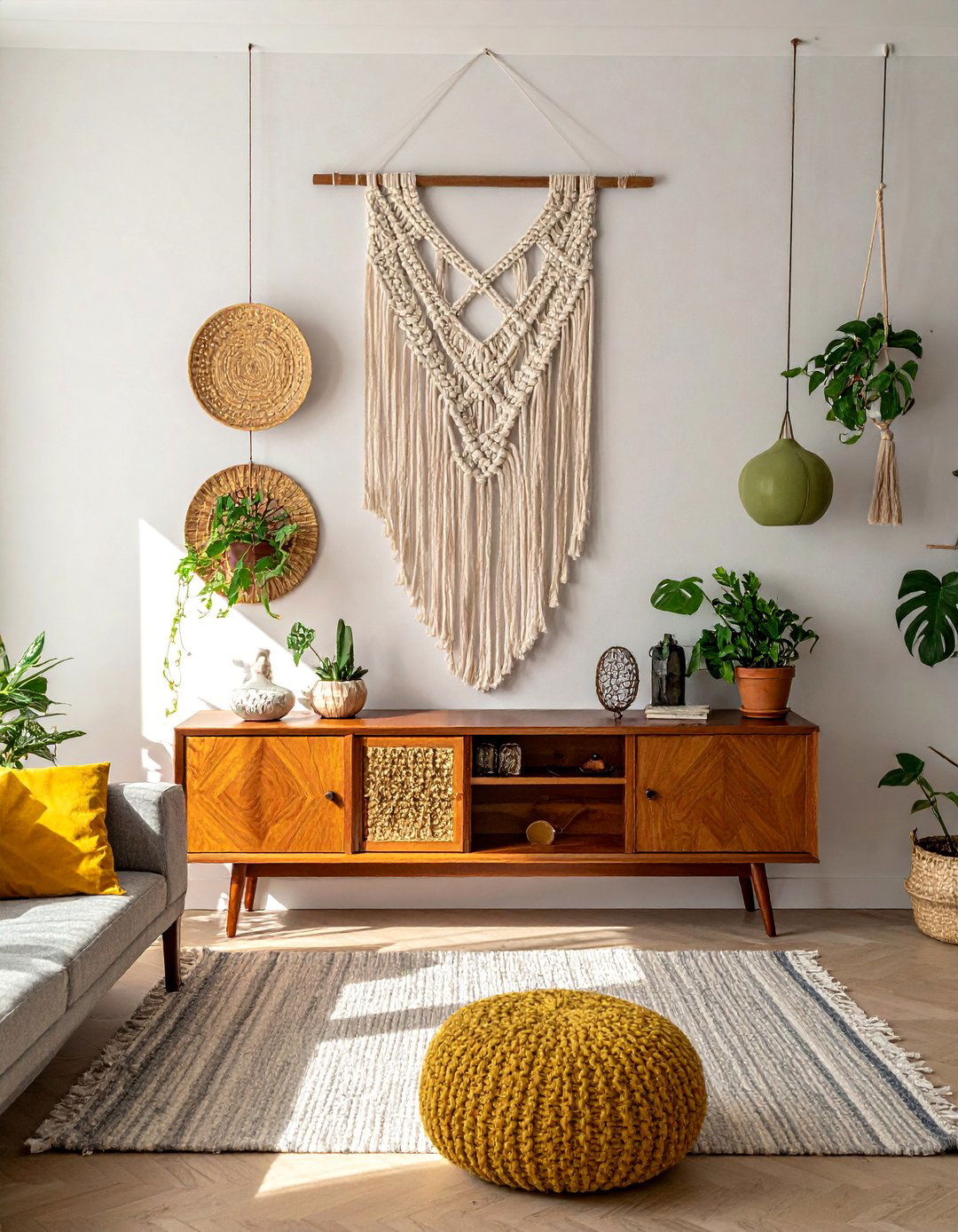 Personalizing with DIY Art or Crafts - 40 Living Room Ideas for Cozy Spaces