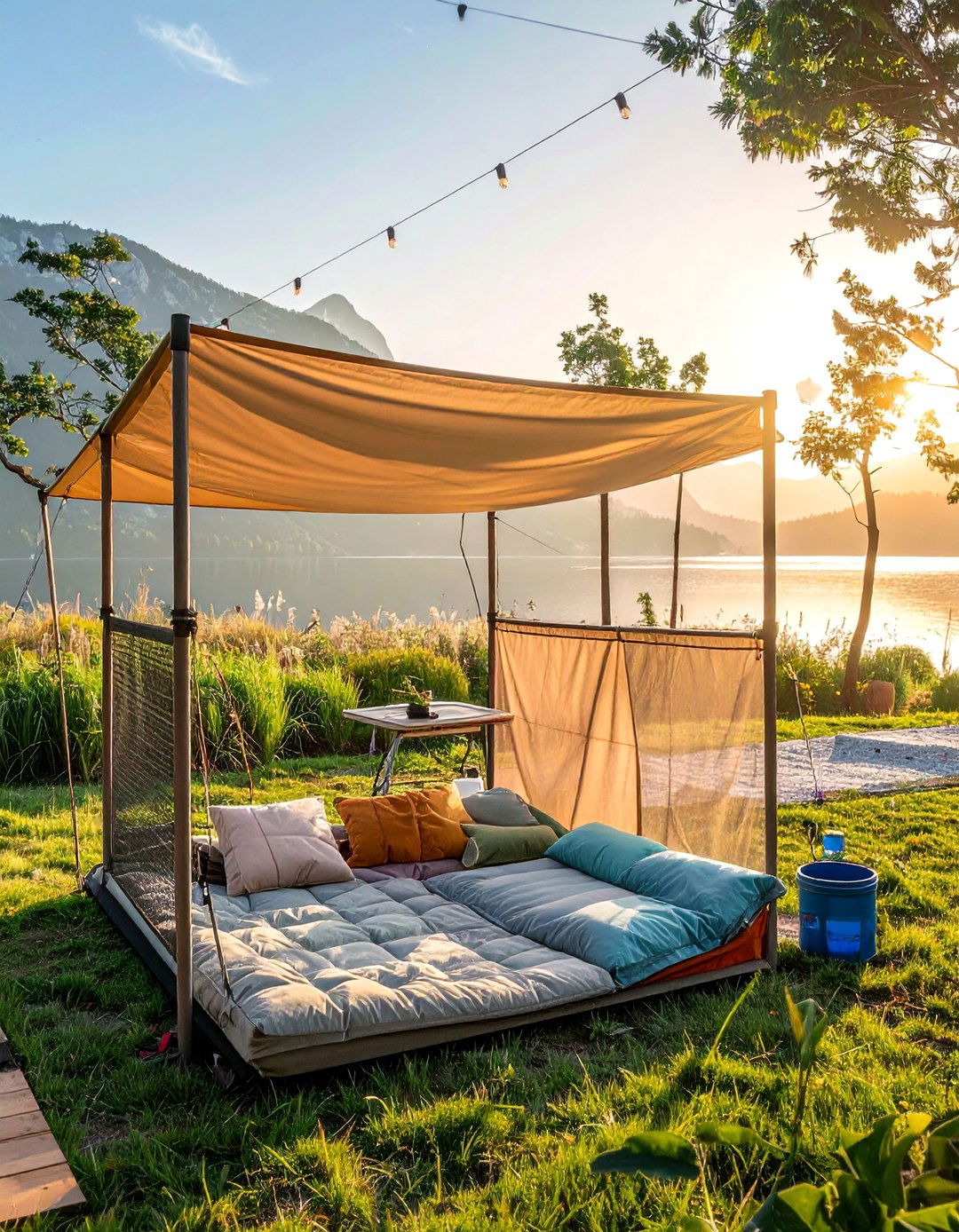 Pet Paradise Corner - 30 RV Campsite Decorating Ideas for a Cozy Outdoor Retreat