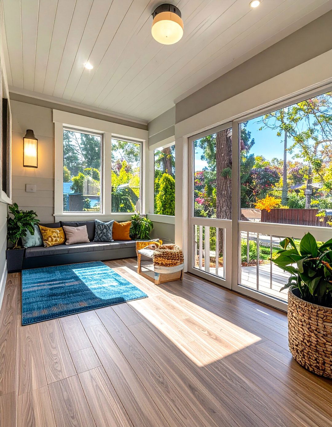 Pet Paradise and Care Station - 35 Three Season Porch Ideas for Year-Round Comfort