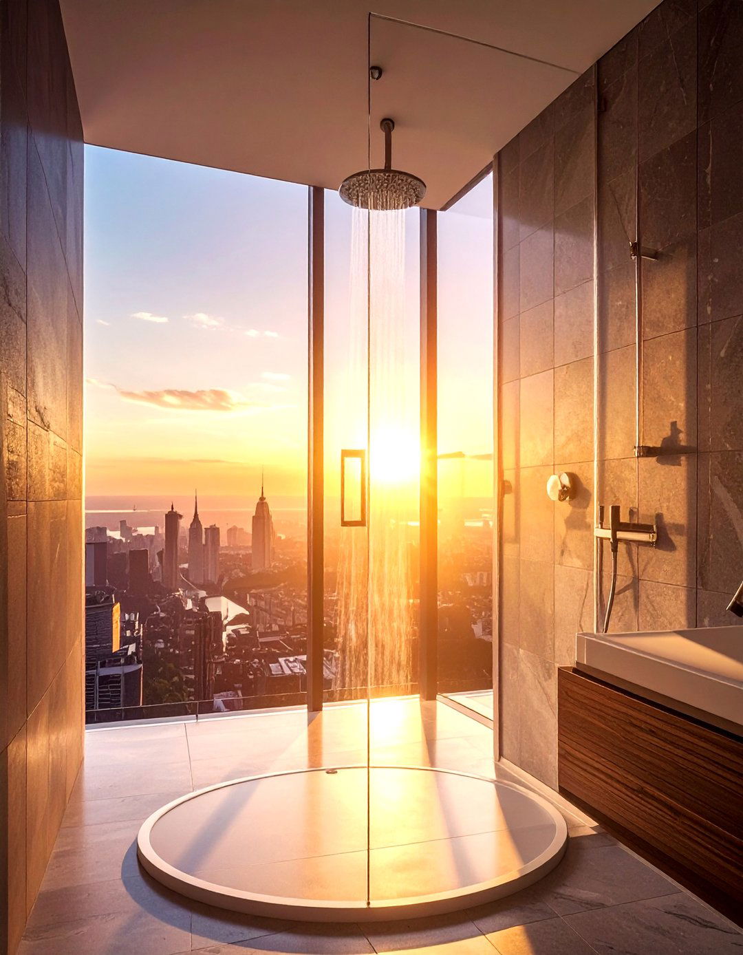 Pivot Window Innovation - 30 Shower Window Ideas to Brighten Up Your Bathroom