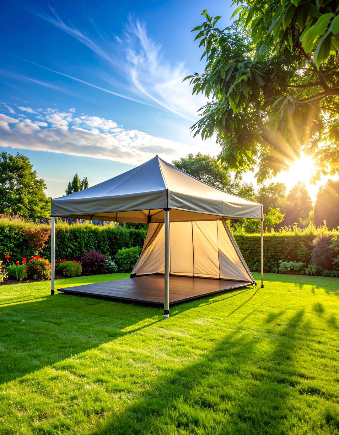 Pop up Canopy Tents - 20 Garden Shade Ideas for a Cool and Comfortable Outdoor Space