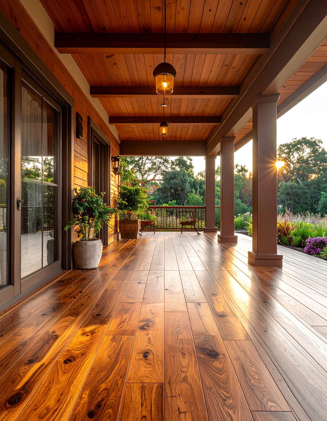 Porcelain Tile Porch Installations - 15 Porch Flooring Options for a Stylish Outdoor Space