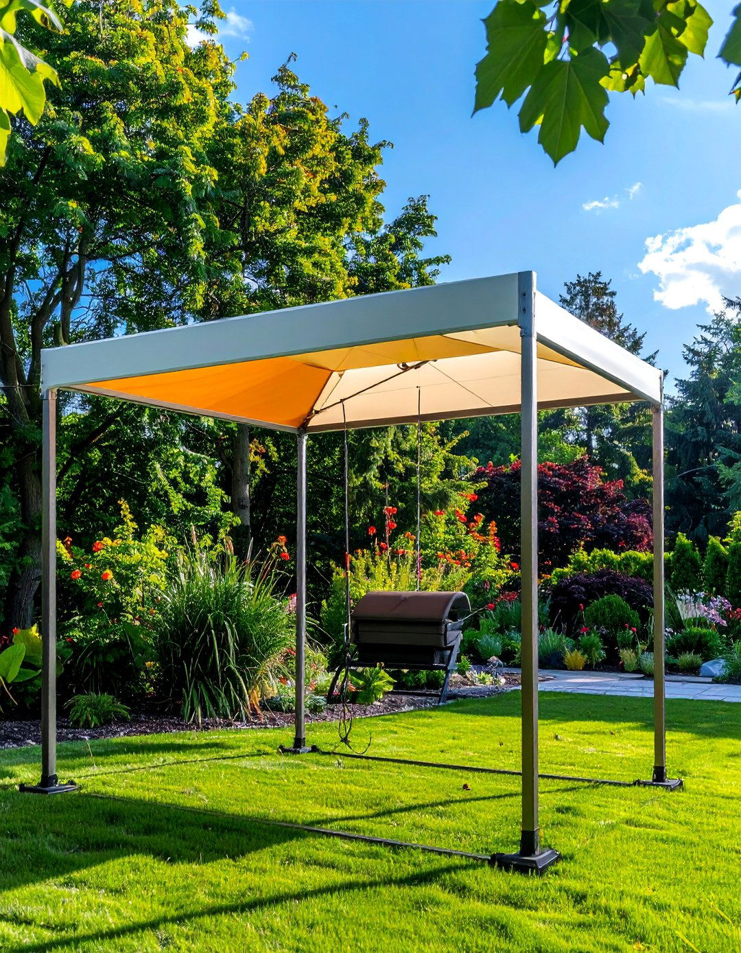 Portable Shade Structures - 20 Garden Shade Ideas for a Cool and Comfortable Outdoor Space