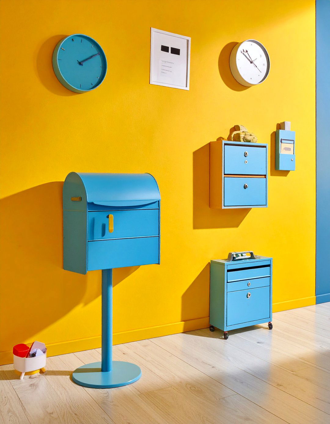 Post Office Communication - 40 Fun and Functional Playroom Ideas for Kids
