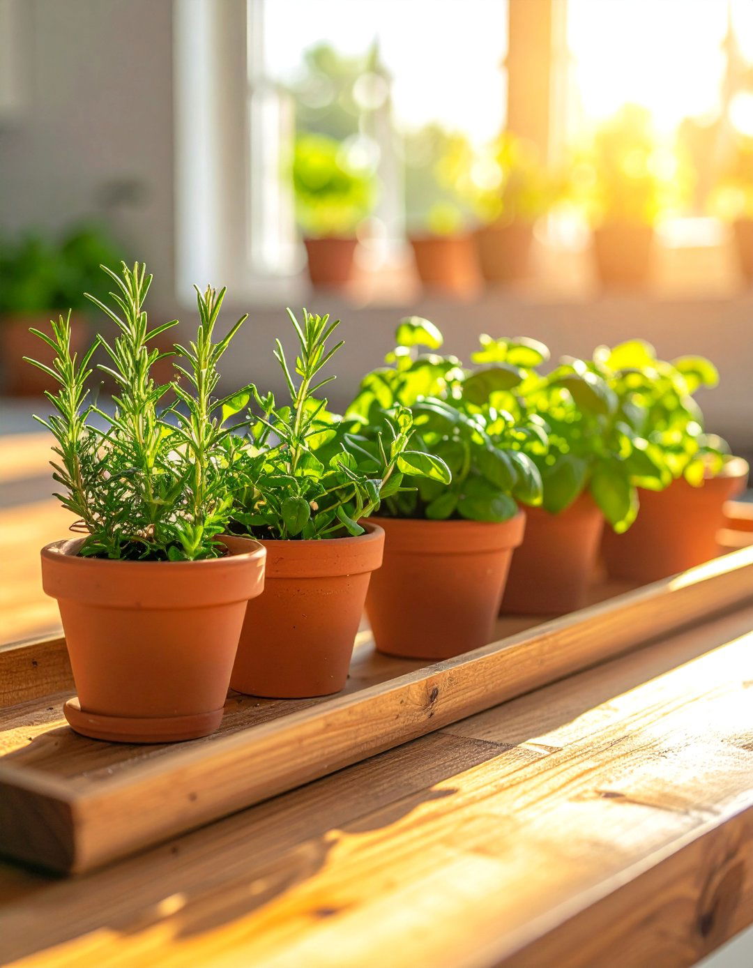 Potted Herb Garden Spring Centerpiece - 25 Spring Centerpiece Ideas for a Fresh Look