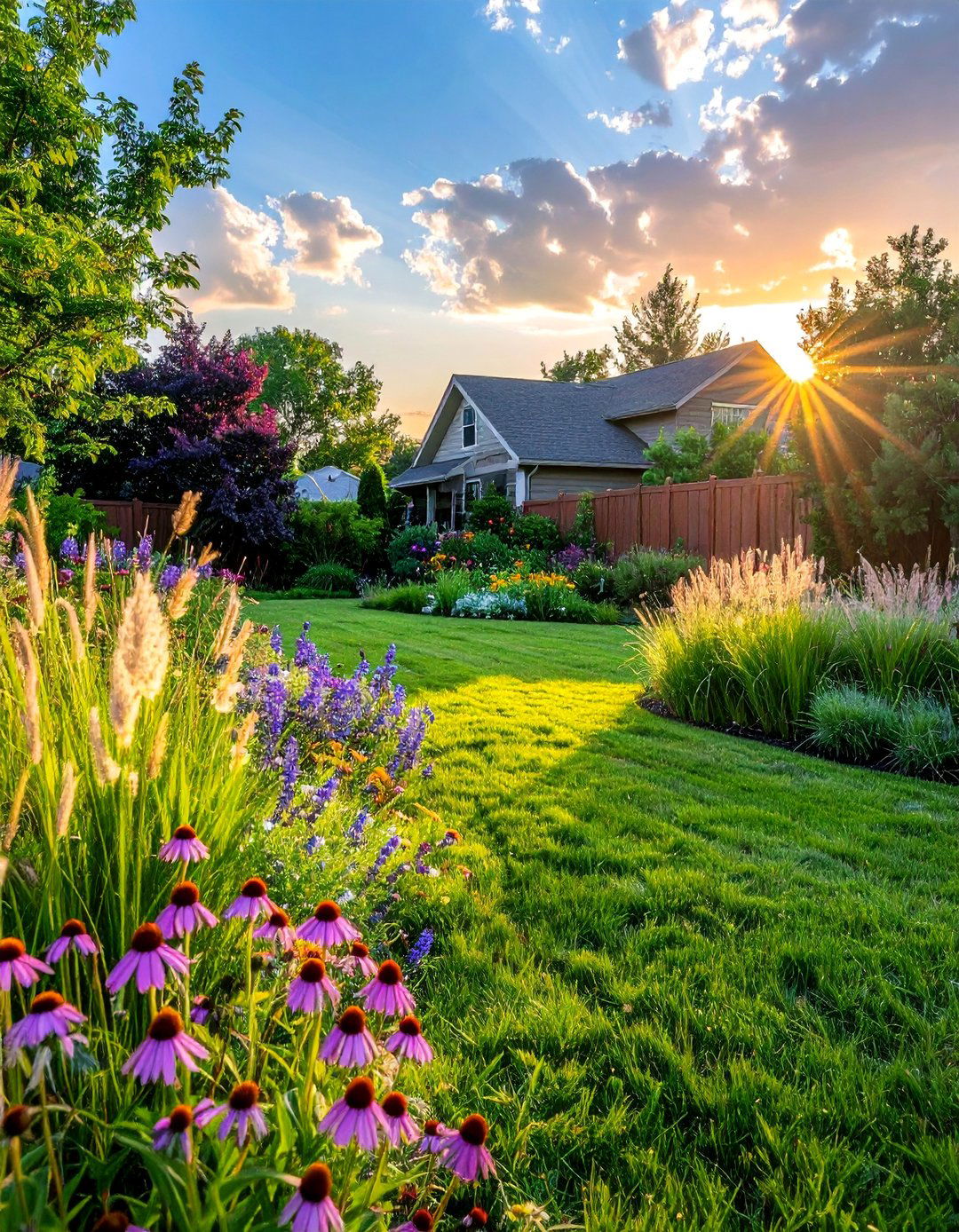 Prairie Style Naturalism - 40 Front Yard Landscaping Ideas to Boost Curb Appeal