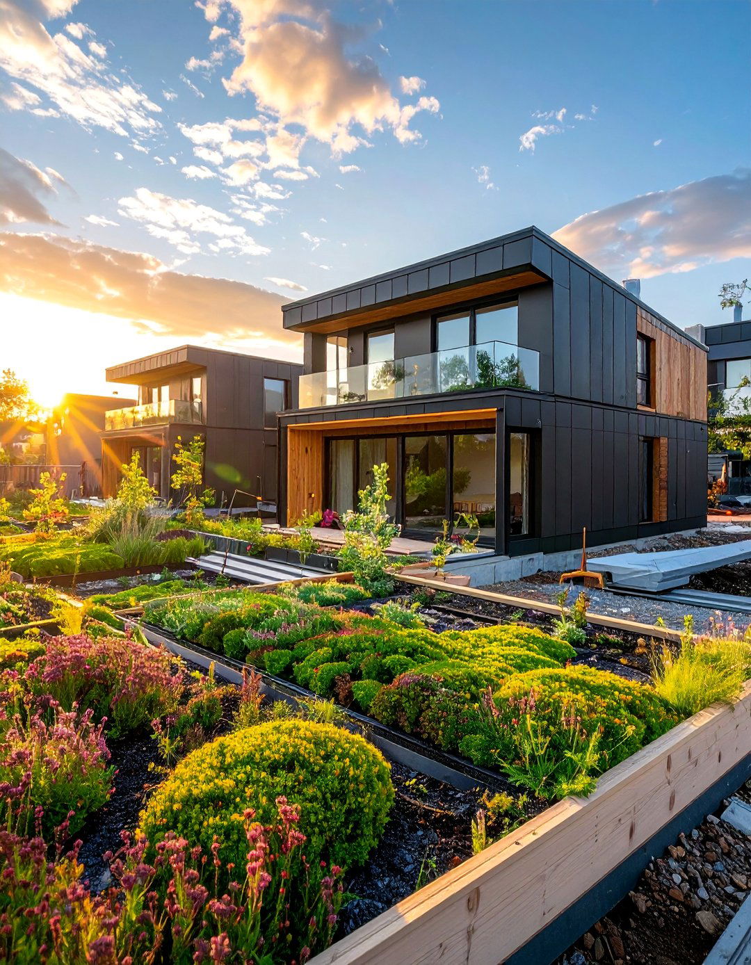 Prefabricated Home With a Modular Green Roof System - 20 Houses With Green Roofs for Sustainable Living