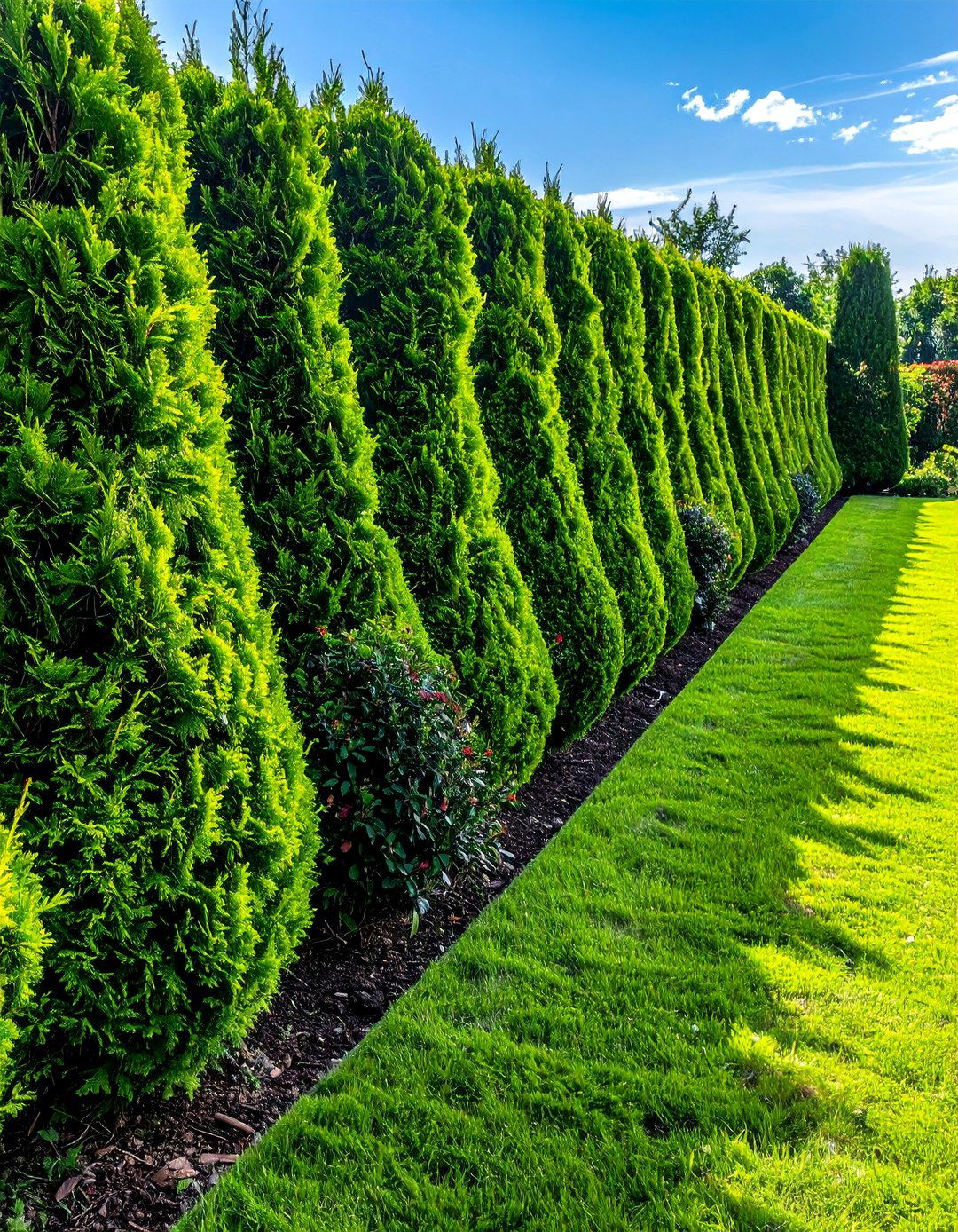 Privacy Hedge Screening - 20 Garden Shade Ideas for a Cool and Comfortable Outdoor Space