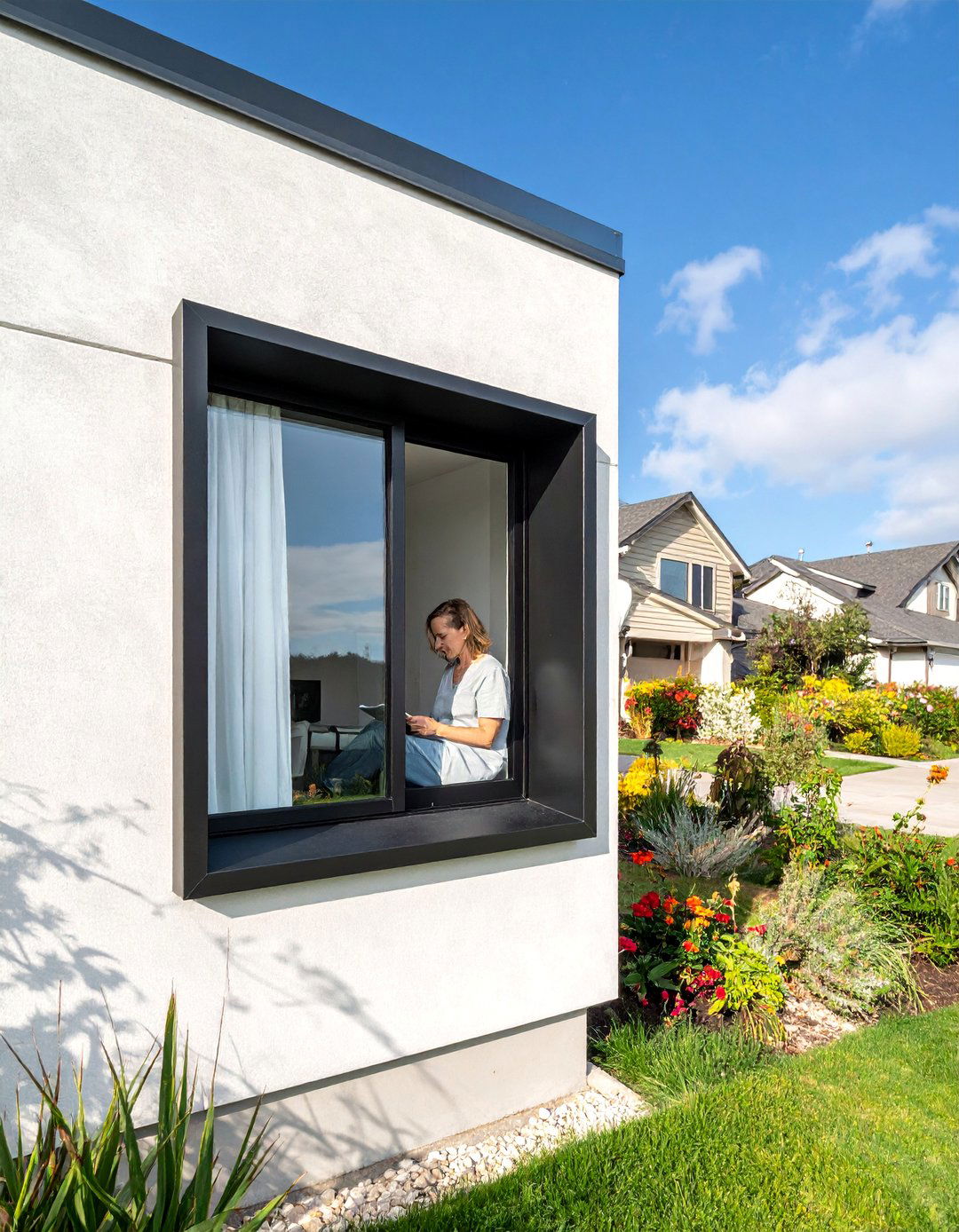 Projecting Box Window Feature - 35 Modern House Exterior Design Ideas for a Sleek Look