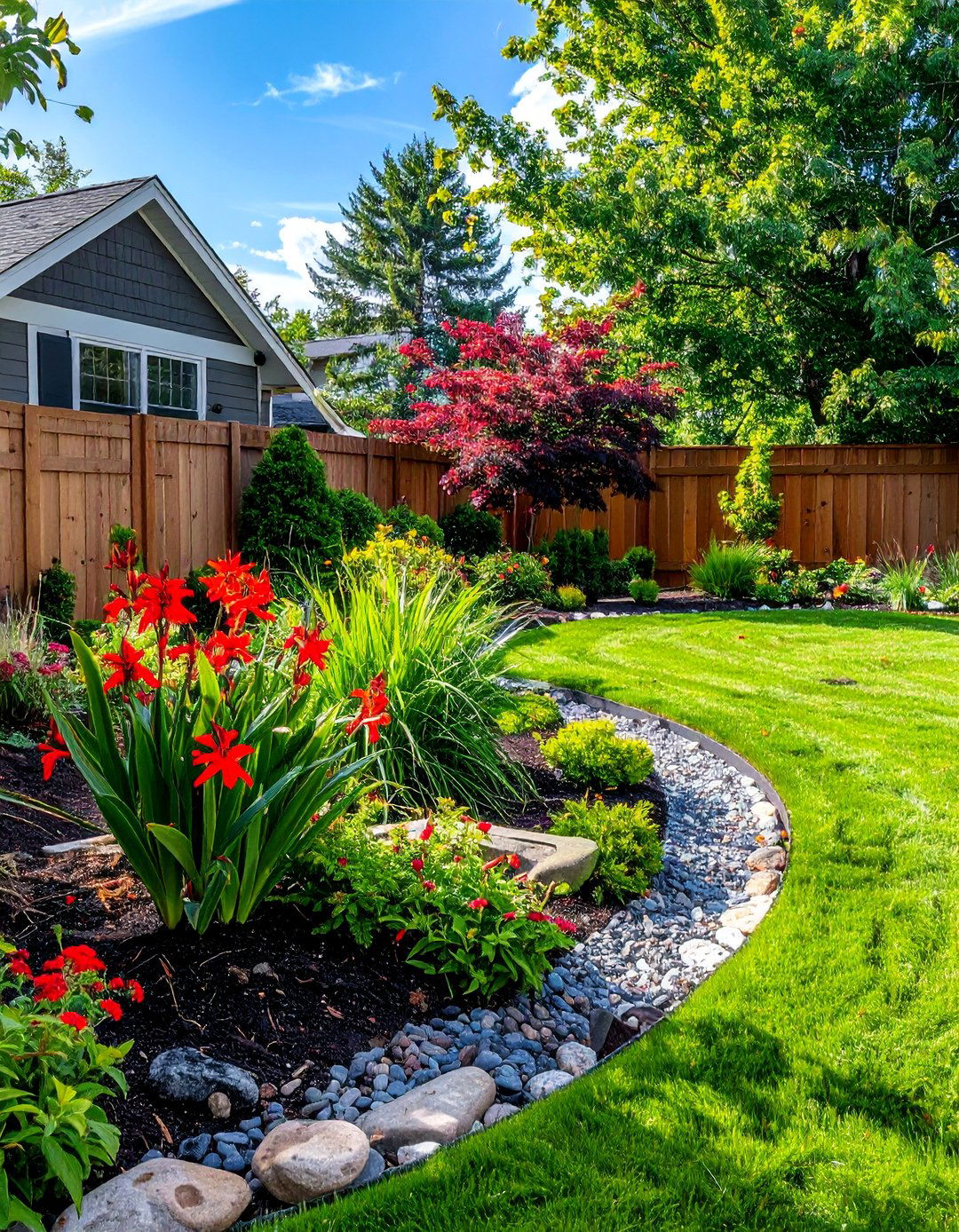 Rain Garden Storm Management - 40 Front Yard Landscaping Ideas to Boost Curb Appeal