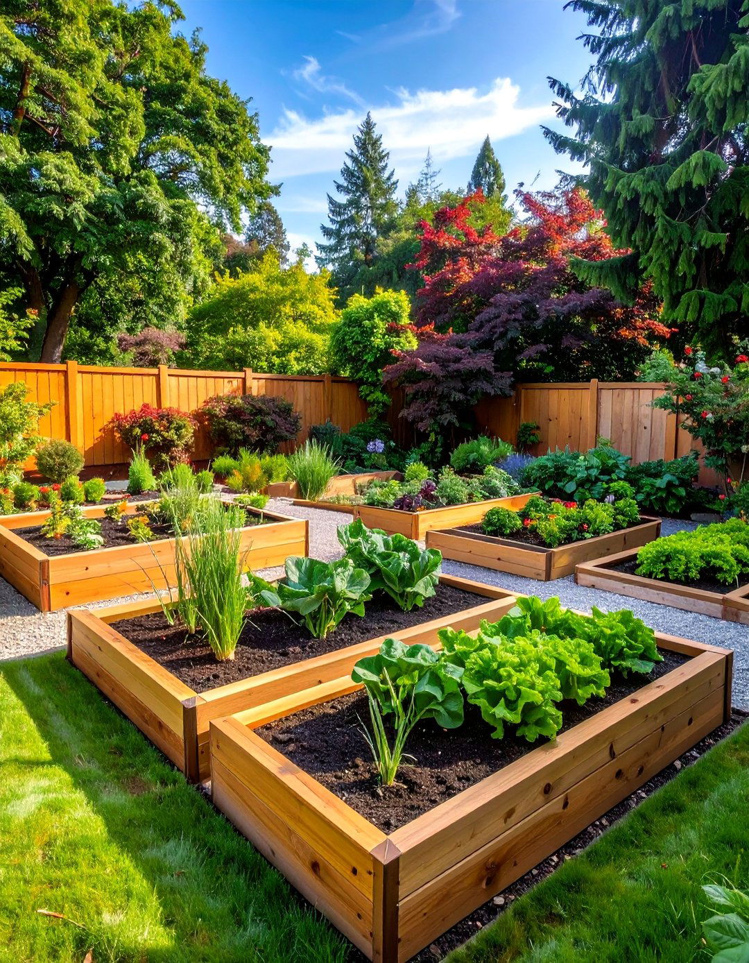 Raised Vegetable Garden Beds - 30 Luxury Garden Design Ideas for a Stunning Outdoor Space