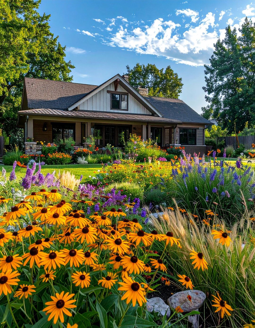 Ranch House Landscaping with Native Plants - 30 Ranch House Landscaping Ideas for Curb Appeal