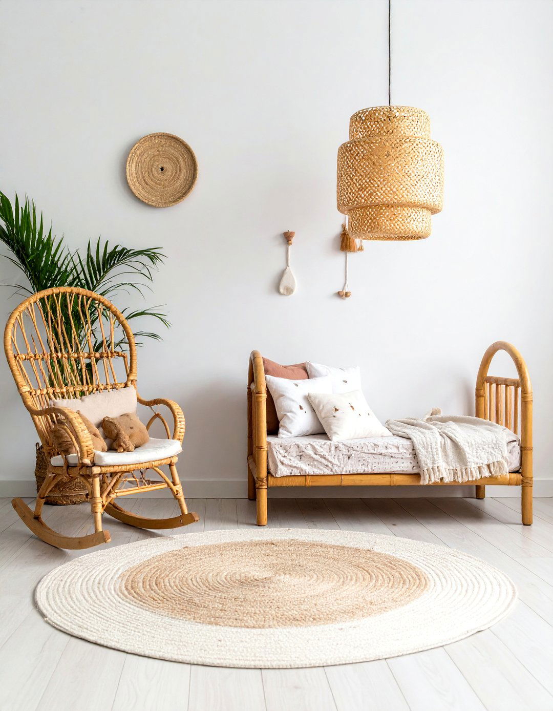 Rattan Furniture for a Boho Toddler Room - 20 Boho Toddler Room Ideas for a Chic and Playful Space