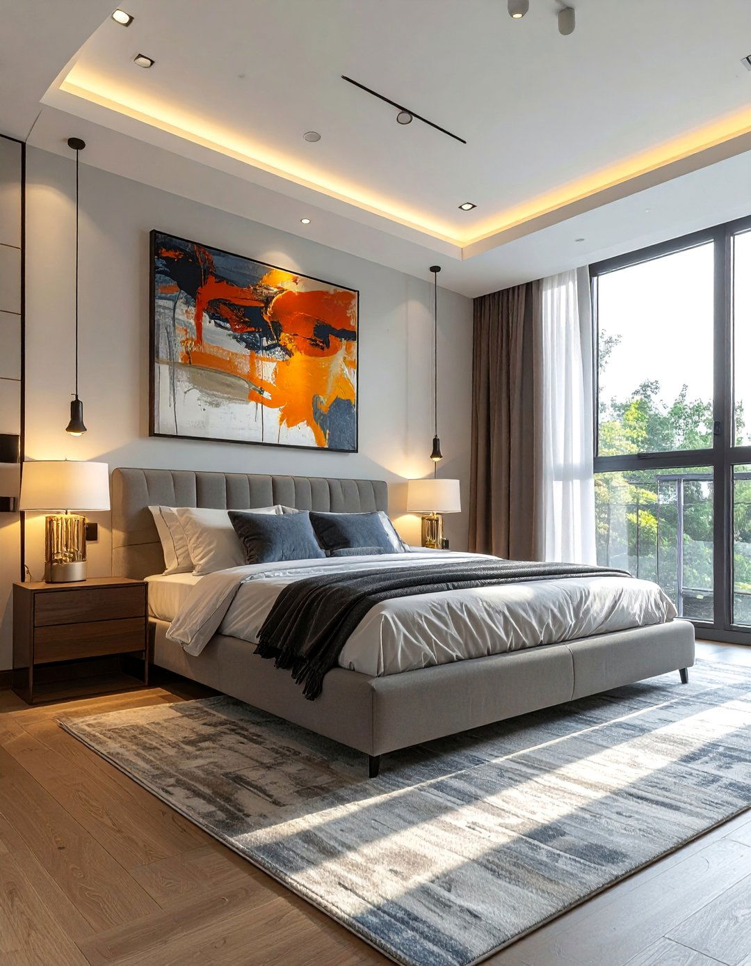 Recessed Spotlights for Artwork and Features - 15 Bright Small Bedroom Lighting Ideas for Ambiance