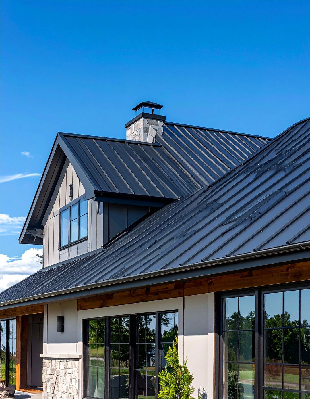 Redefine the Roofline with a New Metal Roof - 30 Exterior Home Remodeling and Renovation Ideas
