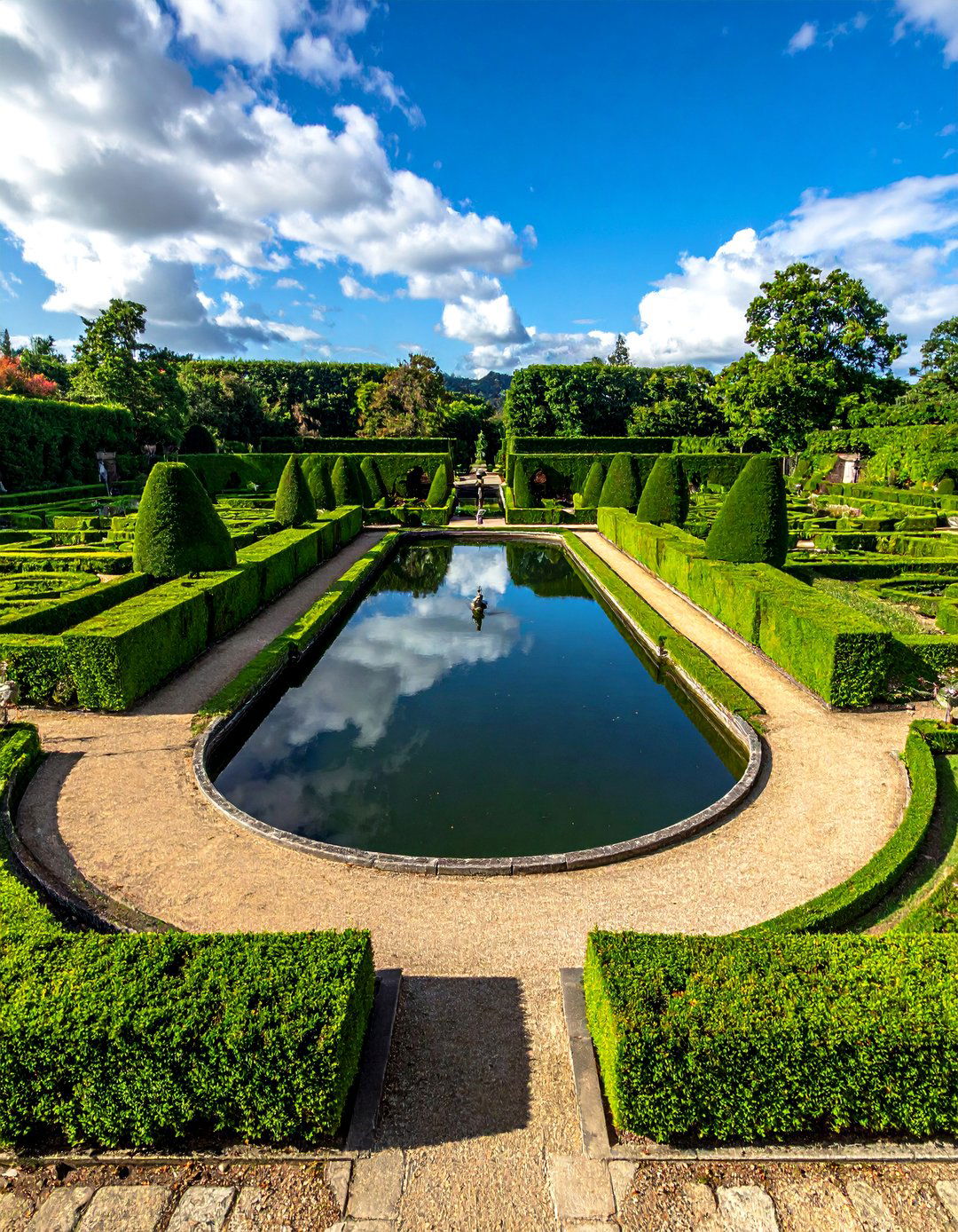 Reflecting Pool Parterre Garden - 25 Parterre Garden Ideas for Elegant Landscaping