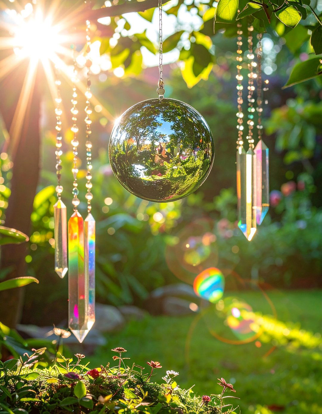 Reflective and Light Catching Sensory Garden - 25 Sensory Garden Ideas to Stimulate the Senses