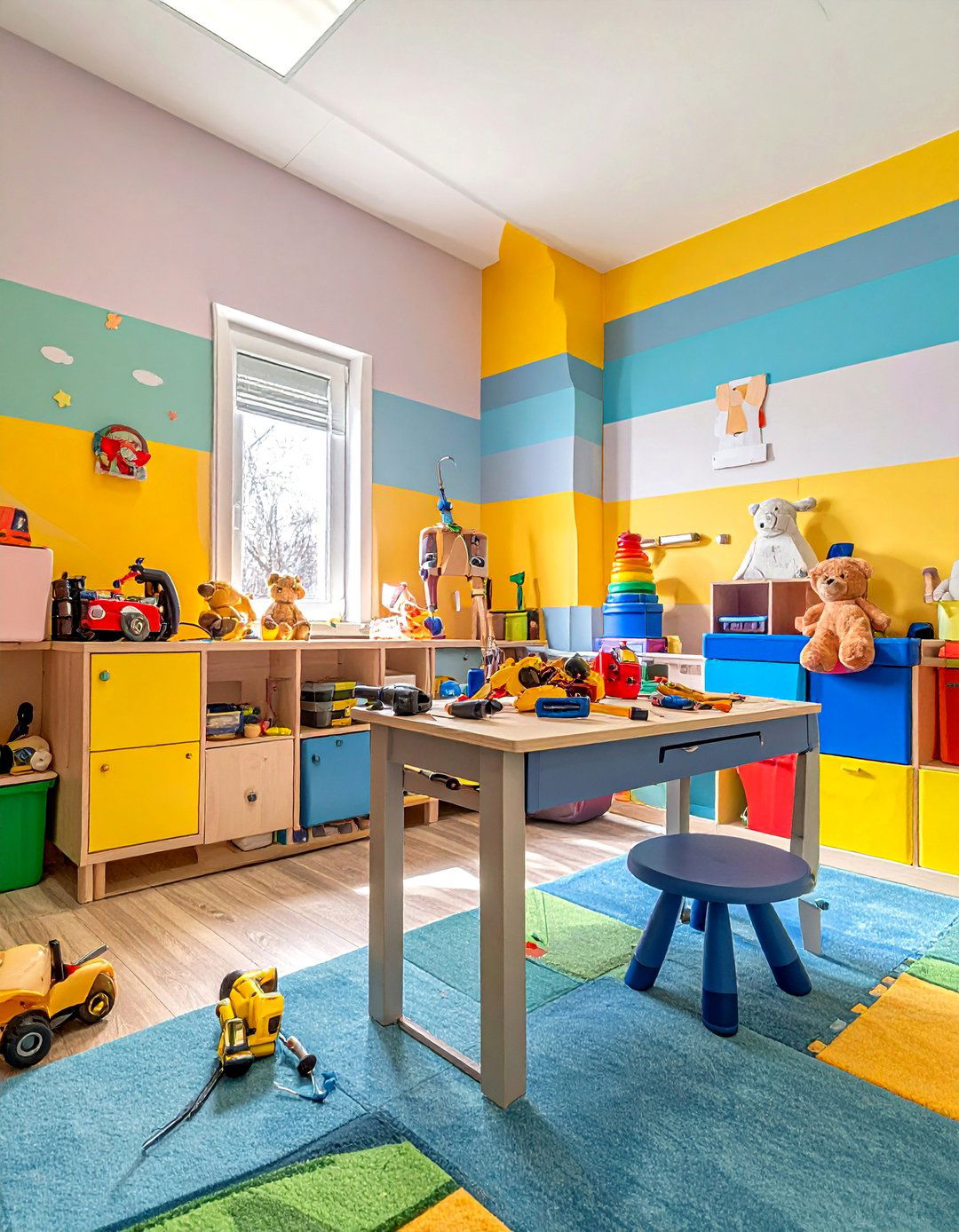 Repair Workshop Fix It - 40 Fun and Functional Playroom Ideas for Kids