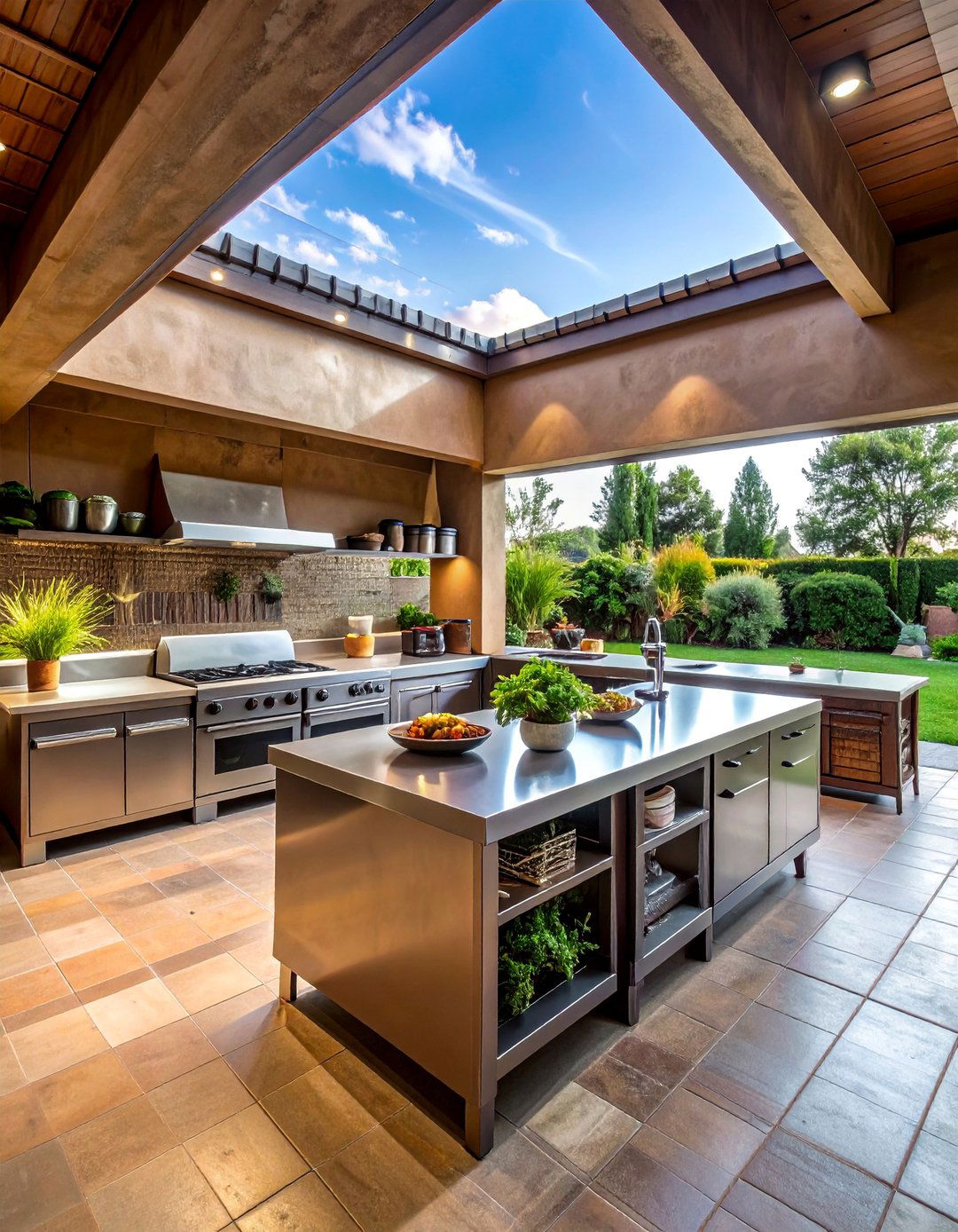 Restaurant Style Service Layout - 20 Mud Kitchen Ideas for Outdoor Play Fun