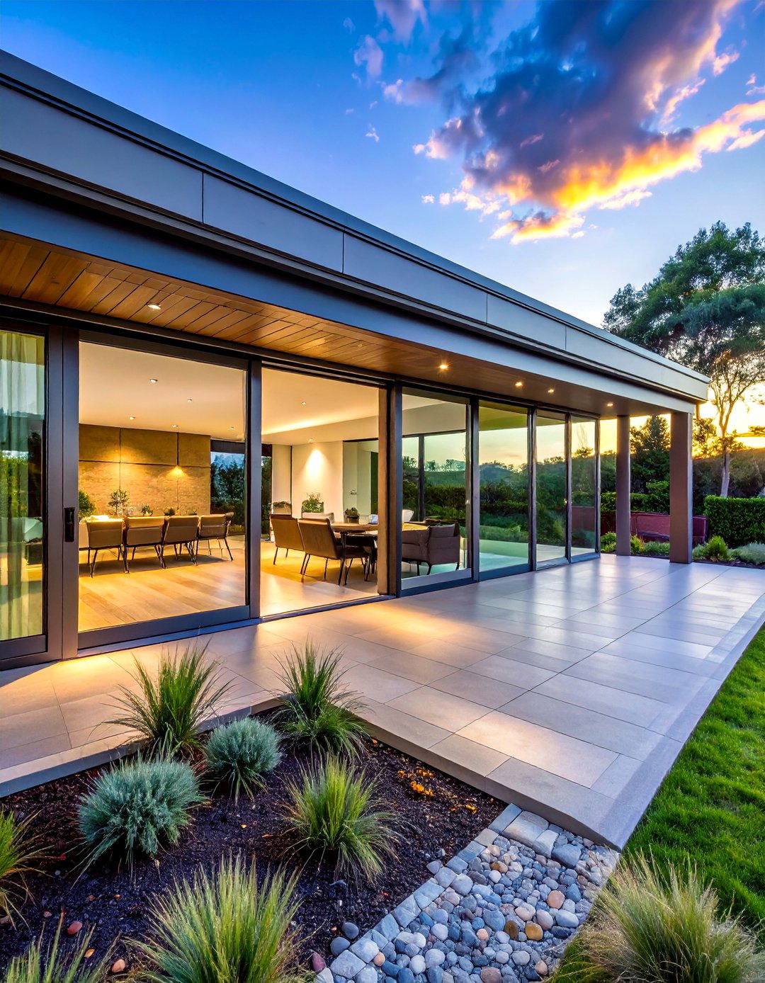 Retractable Glass Panel System - 40 Glass Porch Design Ideas to Brighten Your Home