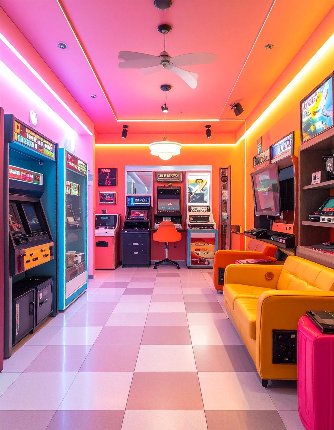 Retro Handheld Collection Center - 30 Retro Game Room Ideas for a Fun and Nostalgic Space