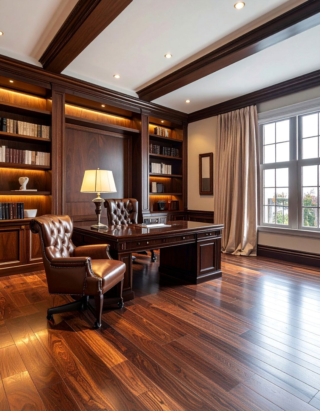 Rich Walnut Wood Floor - 30 Wood Floor Colors to Transform Your Home