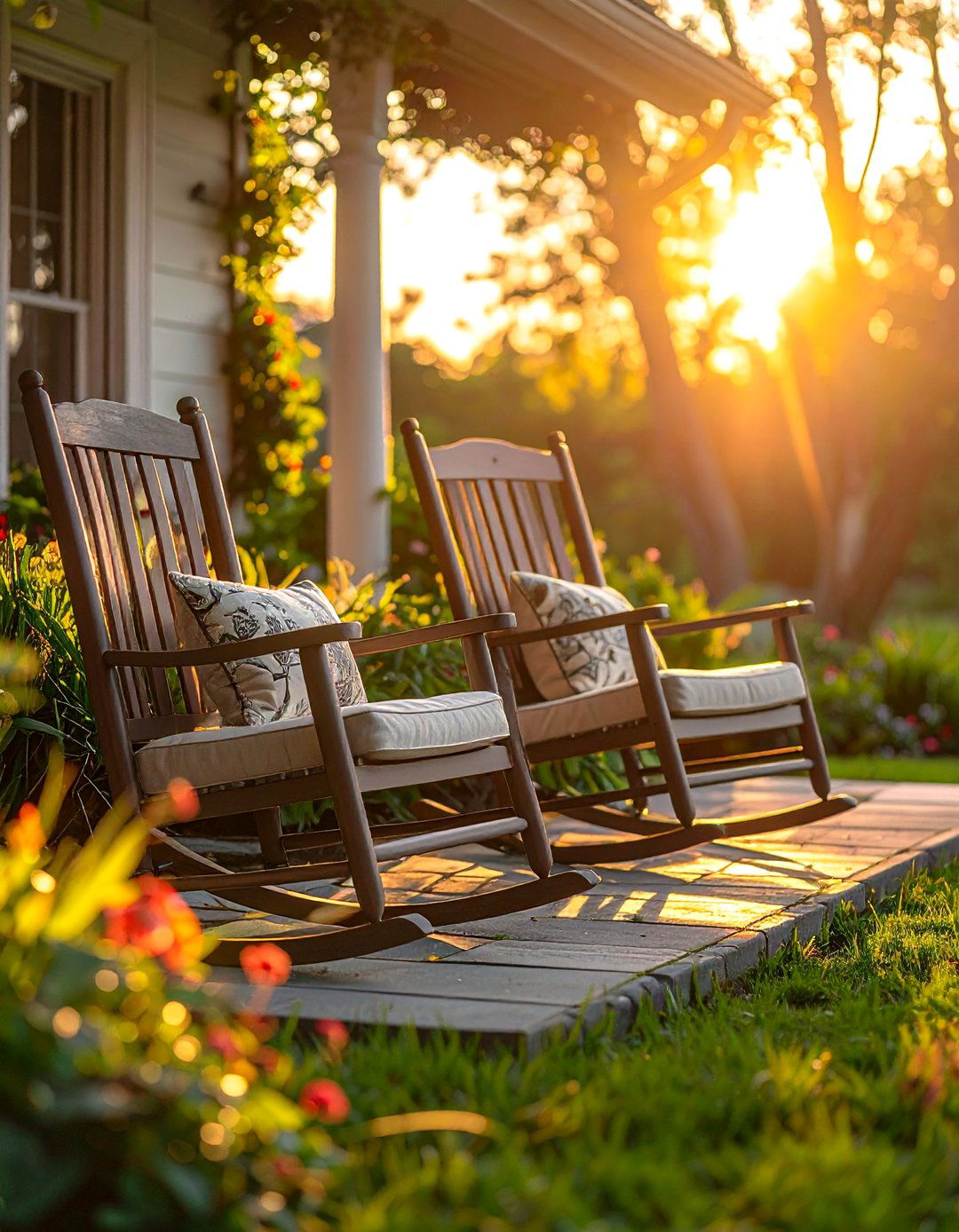 Rocking Chair Retreat - 40 Cozy Outdoor Seating Ideas for Your Backyard
