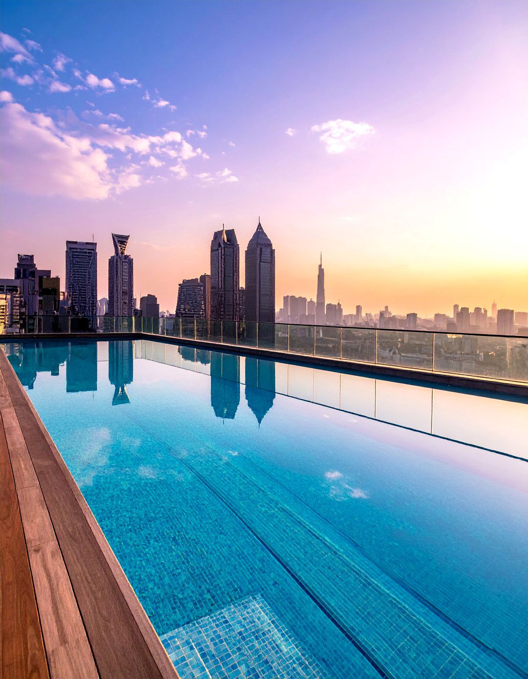 Rooftop Swimming Pool Installation - 30 Luxury Swimming Pool Design Ideas for Your Backyard