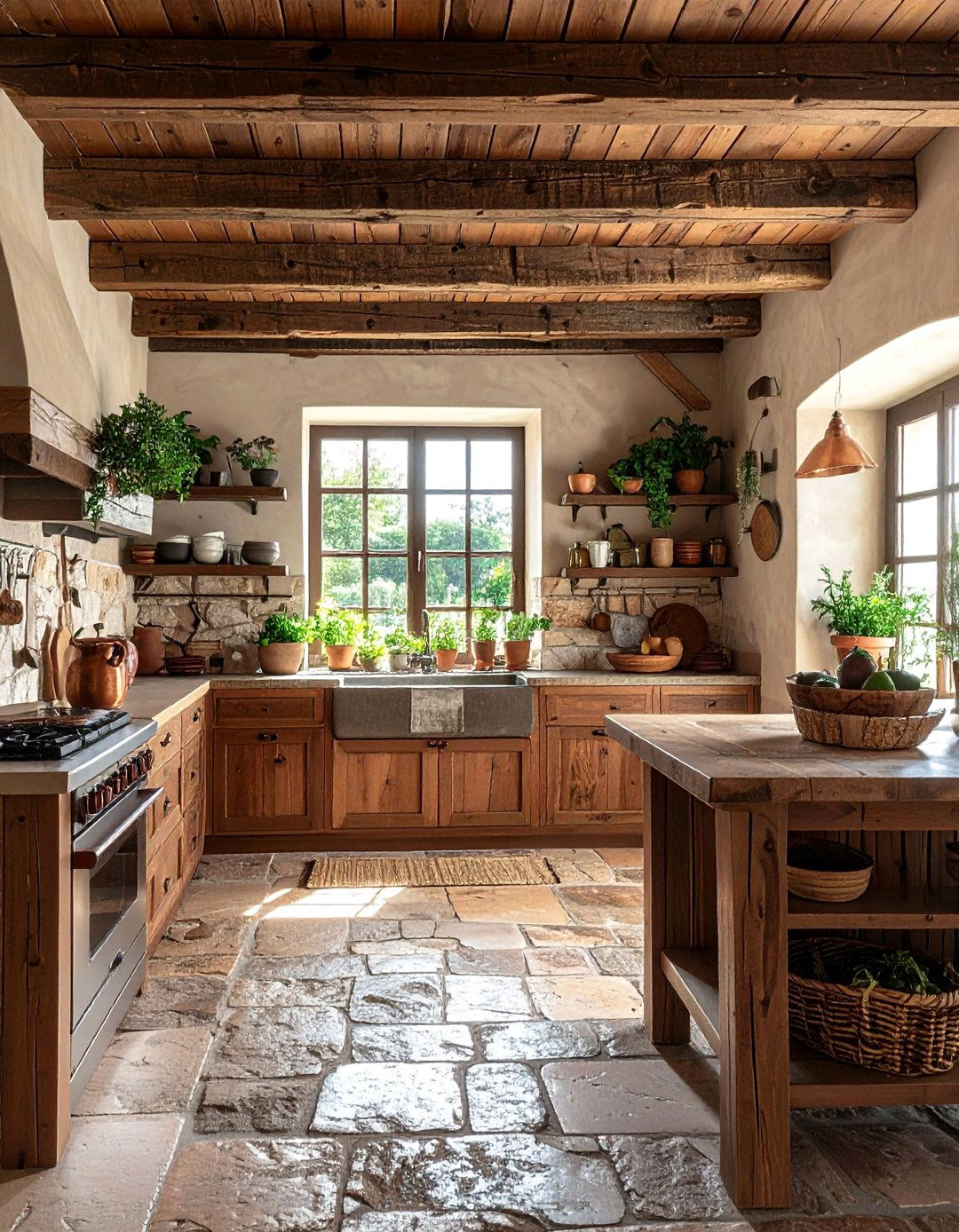 Rustic Italian Farmhouse Kitchen - 20 Italian Interior Design Ideas for a Timeless Home