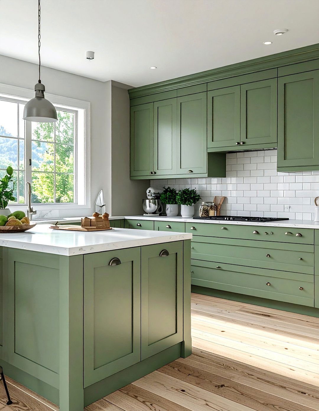 Rustic Sage Green Shaker Style Kitchen Cabinets - 20 Rustic Sage Green Kitchen Cabinets Ideas