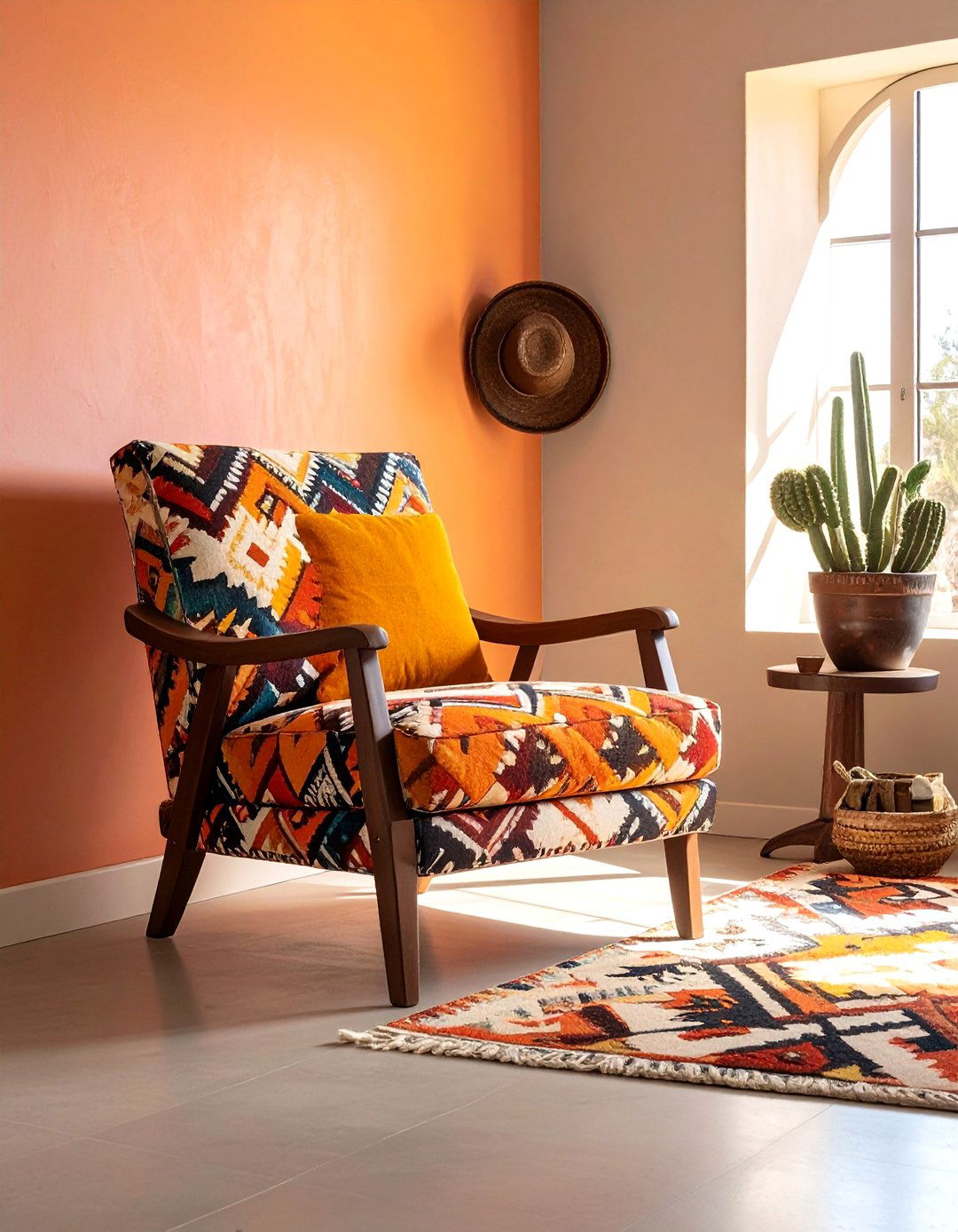 Saddle Blanket Upholstery Southwestern Living Room - 25 Southwestern Living Room Ideas for a Cozy Retreat